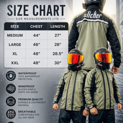 Elegant Slicker Raincoat